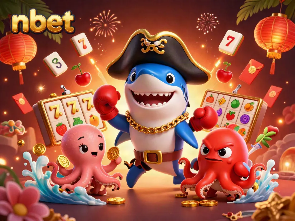 Win big with nbet's vibrant casino adventure featuring playful characters and dynamic games.