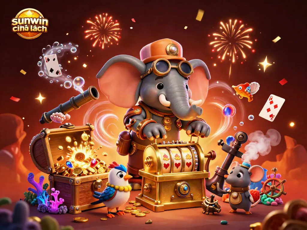Experience the excitement of sunwin chính hãng with a vibrant steampunk casino adventure.