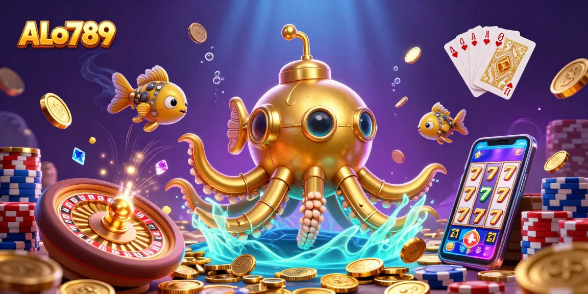 Experience the excitement at ALo789 with golden coins, captivating games, and thrilling gambling action.