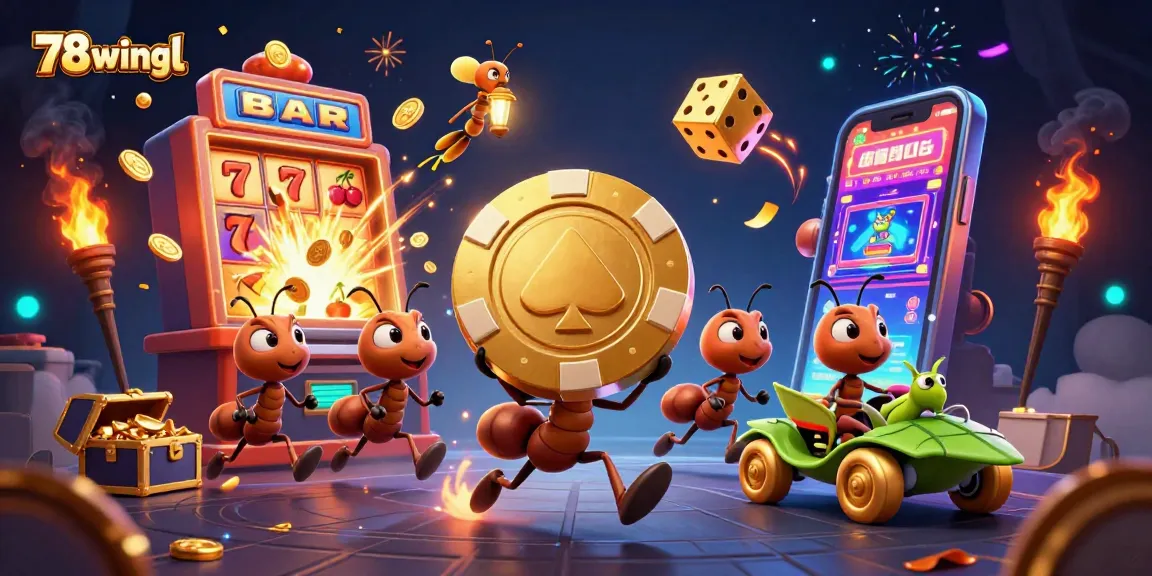 Experience thrilling wins with 78wintl's engaging casino games featuring vibrant 3D illustrations.