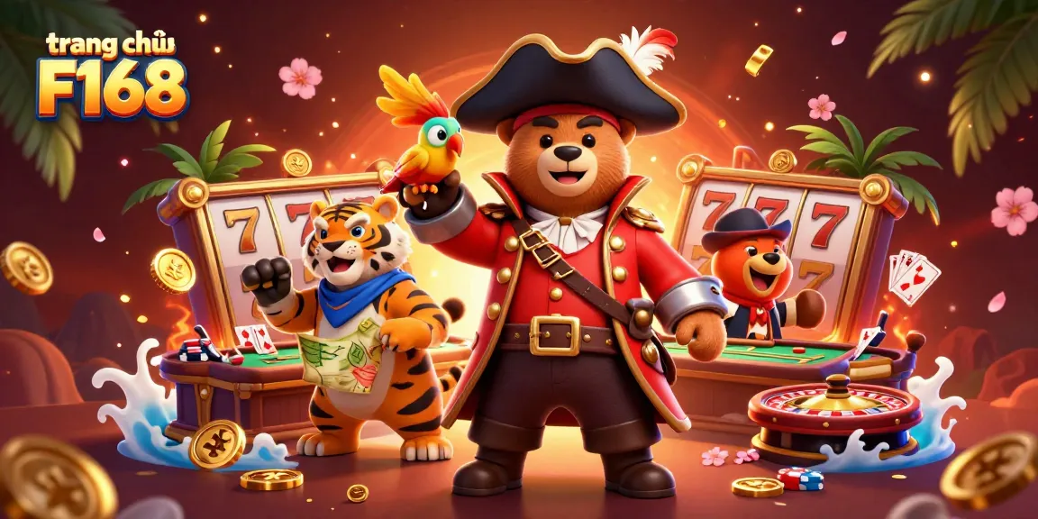 Experience the excitement of trang chủ F168 with vibrant characters and immersive casino elements.