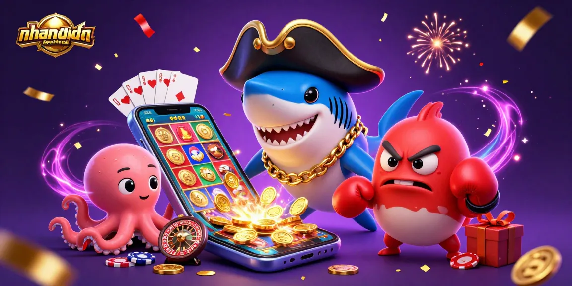 Engage in thrilling gameplay with nhandinhkeonhacai, featuring characters and casino elements!